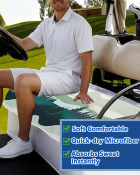 Btiztlla soft cart towel showcases moisture-wicking comfort for daily rounds.
