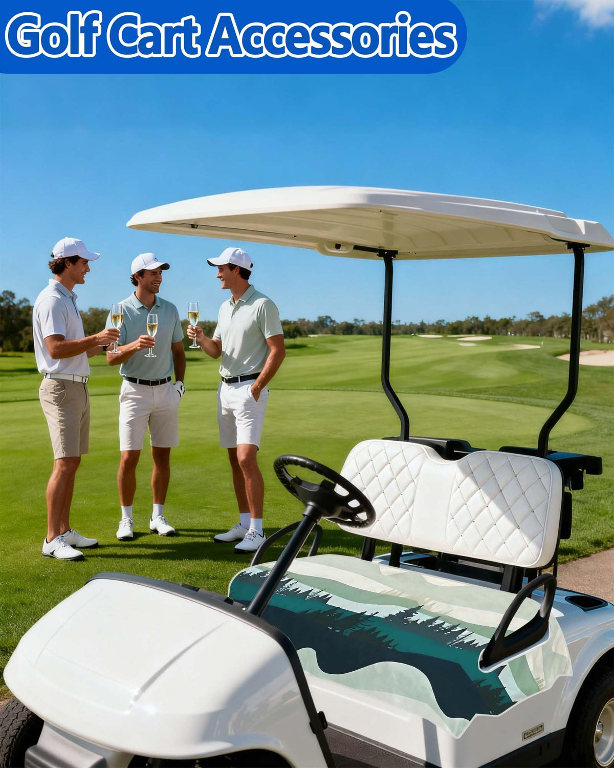 Btiztlla stylish cart upgrade offers refined stitching and a clean look.