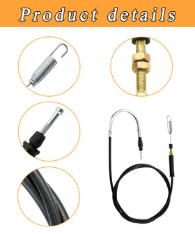 BTROVIA accelerator cable package contents ready for quick replacement