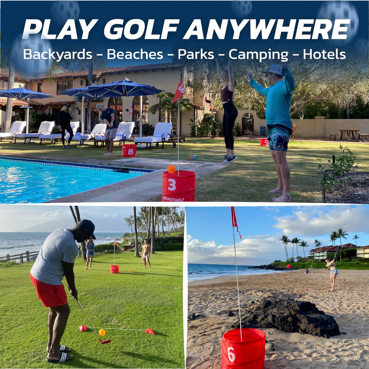 Bucketgolf custom course design lets players reimagine layouts quickly