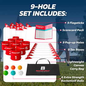 bucketgolf Game Pro packaging reflects small-brand care and quality.
