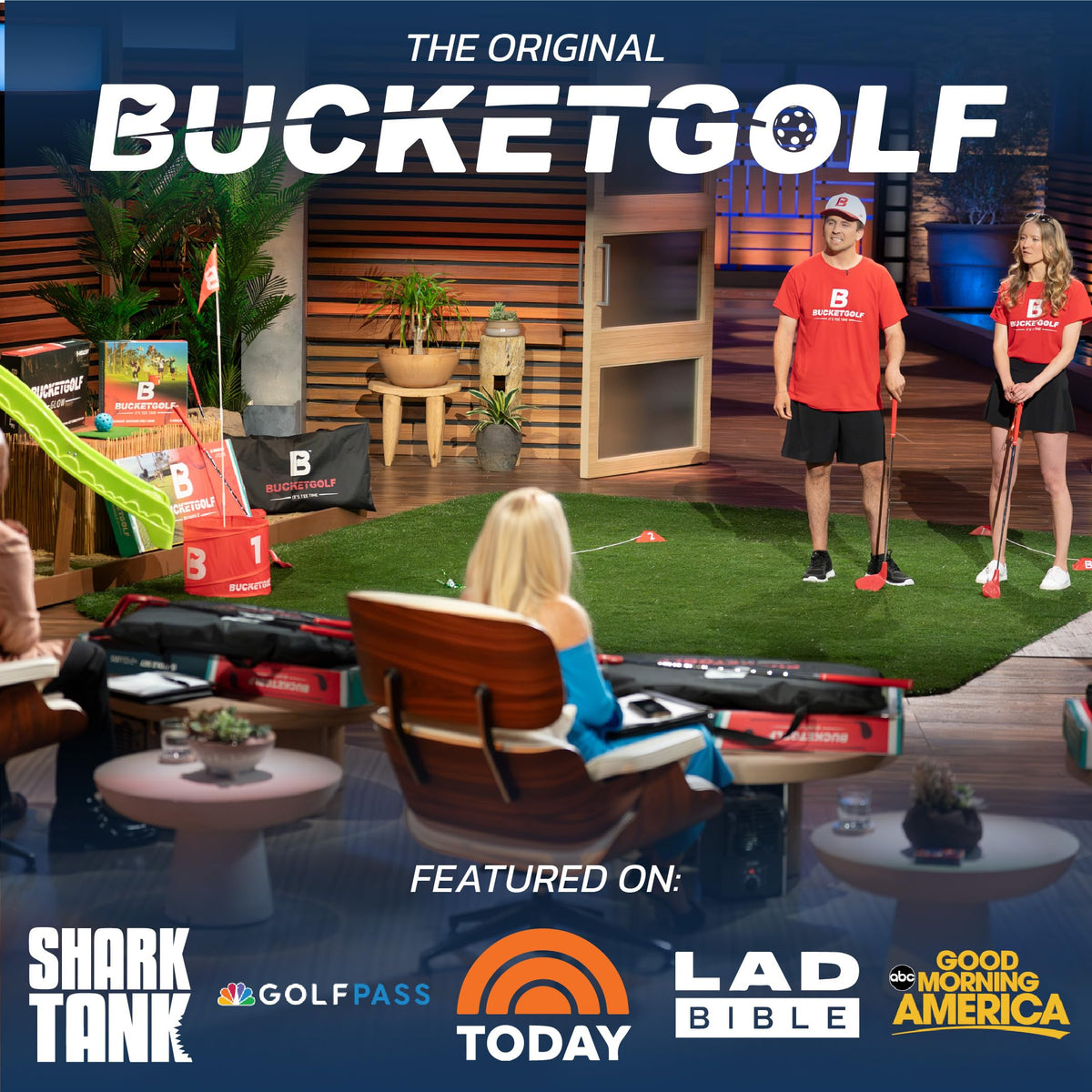 BucketGolf target buckets illustrate creative scoring challenges.