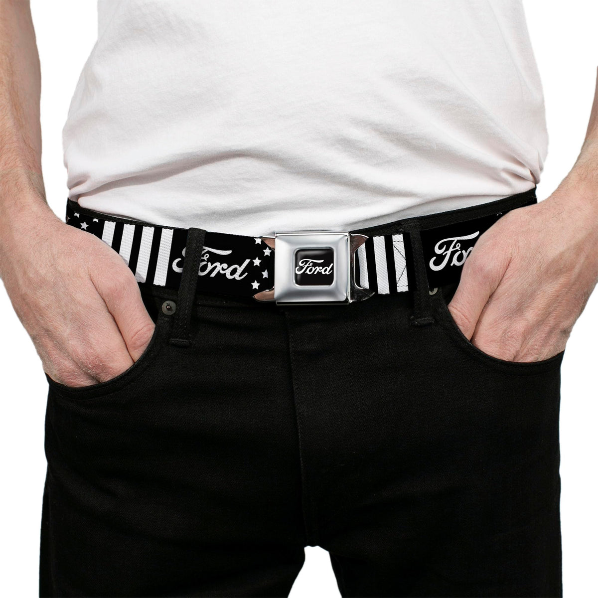 Buckle-Down youth belt adjusted 22–32 inches for growing kids