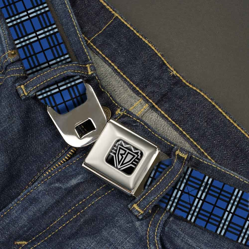 Buckle-Down adjustable belt fits waist 24 to 38 inches for personalized comfort.