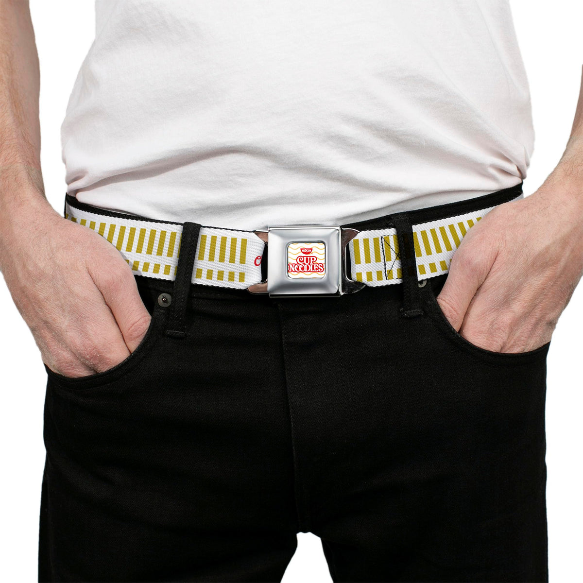1.0-inch Buckle-Down belt width with durable polyester and chrome parts.