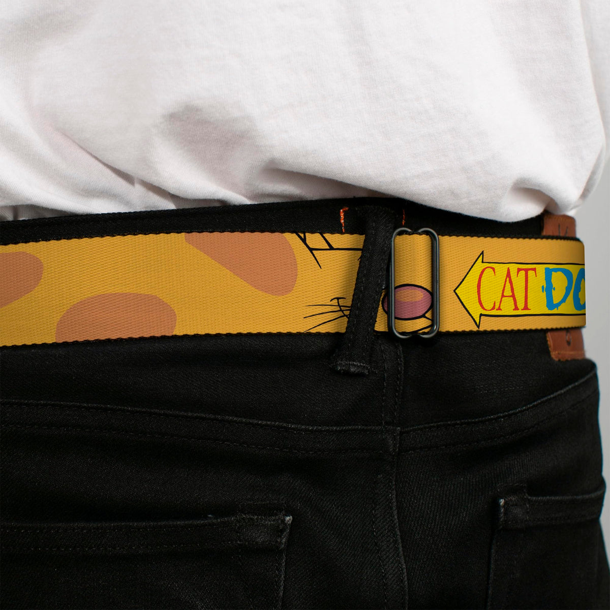 Buckle-Down CatDog Regular belt adjustable size for comfort