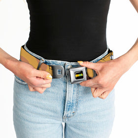 Buckle-Down CatDog Regular belt buckle in action during daily use
