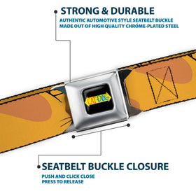 Buckle-Down CatDog Regular belt worn with jeans for everyday style