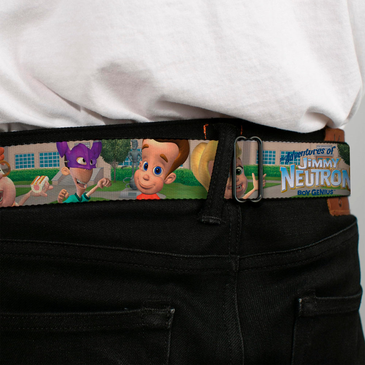 Buckle-Down Jimmy Neutron Regular belt with buckle detail