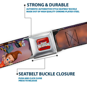 Buckle-Down Jimmy Neutron belt pairs well with denim outfits.