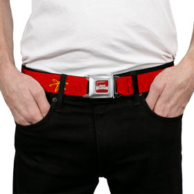 Buckle-Down logo patch on belt for authentic character-inspired style