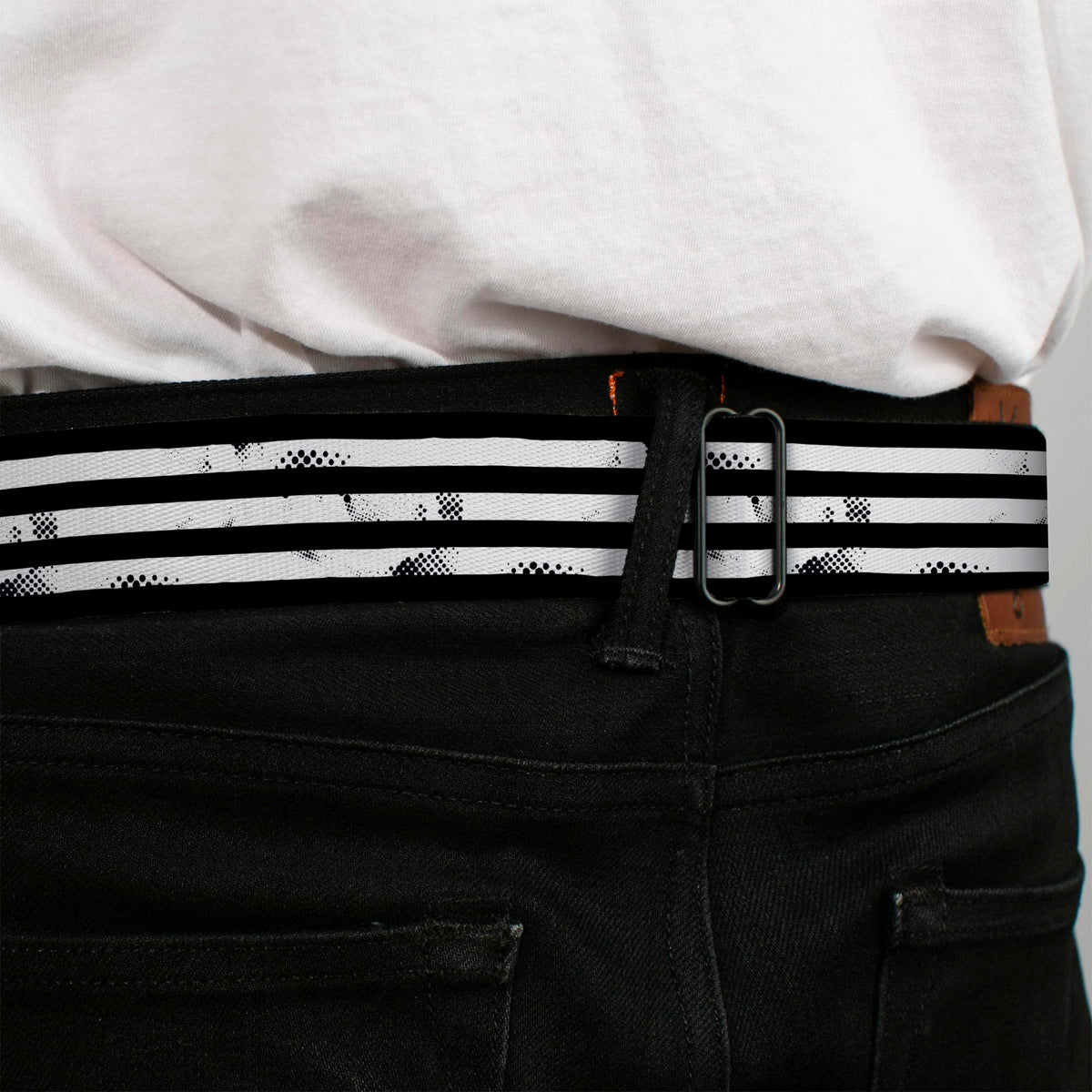 Beetlejuice striping pattern emphasizes iconic character vibe