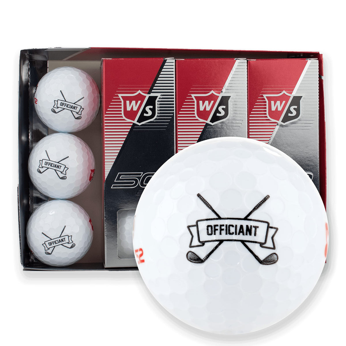 Buffalo Bottle Craft officiant wedding gift golf balls printed in Buffalo NY as a keepsake