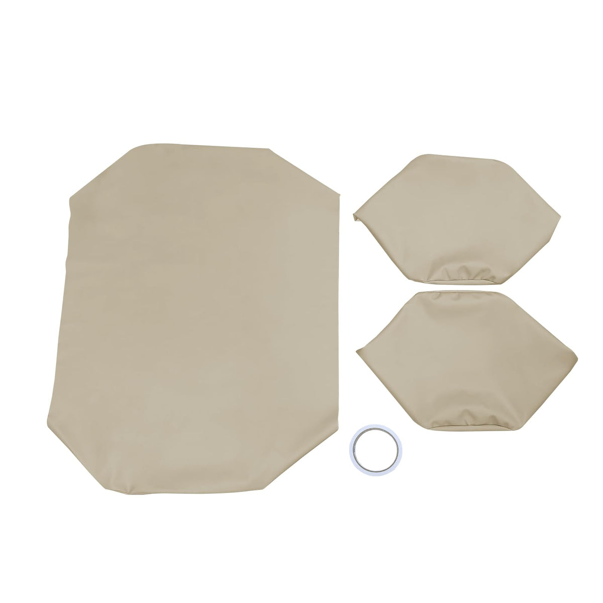 BuliBoao microfiber leather seat cover beige preserves seat condition and easy cleaning