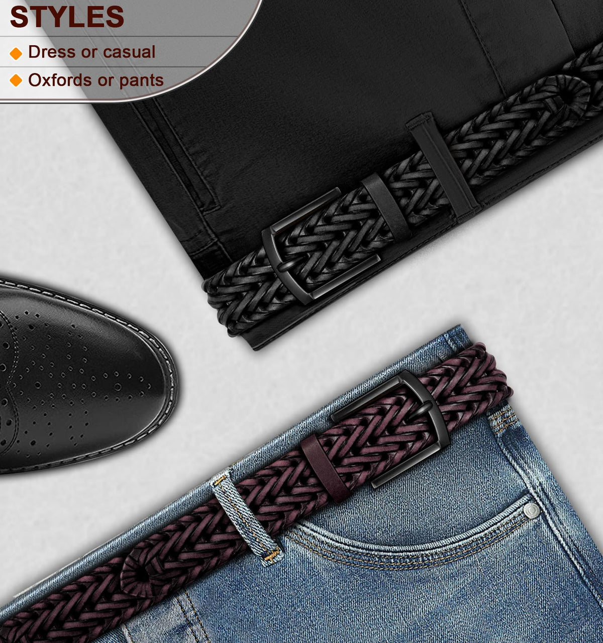 BULLIANT adjustable fit between holes for secure sizing and flexibility