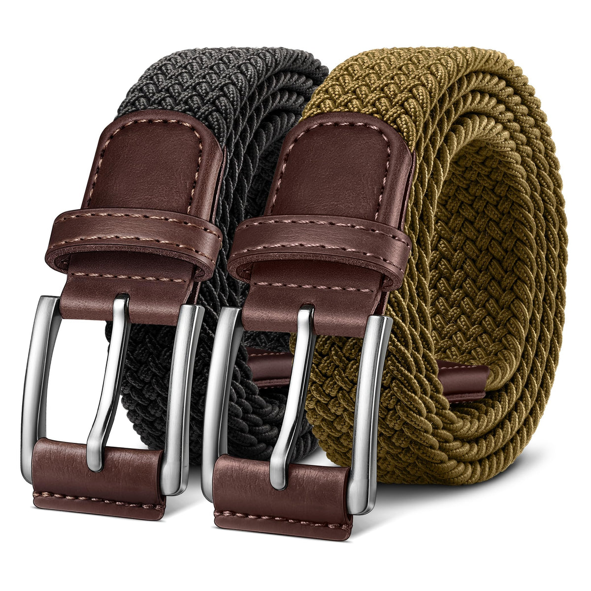 BULLIANT belt 2-pack tightening strap for a customizable, comfortable fit all day