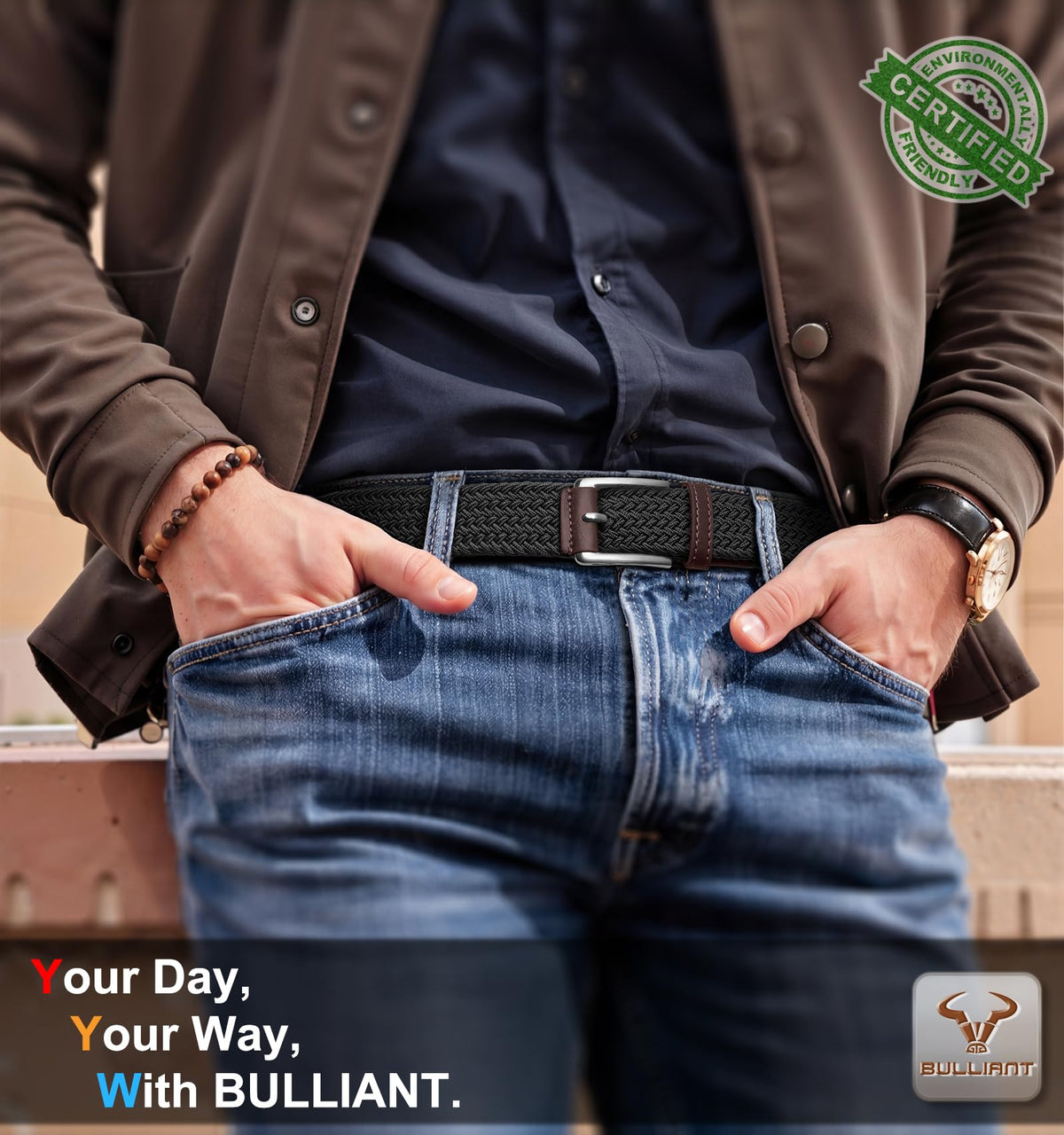 BullIANT belt adjustable closure offers precise tightness without holes.