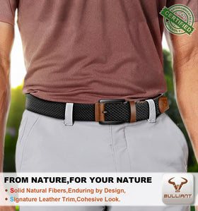 BULLIANT belt buckle close-up highlighting secure lock-in mechanism.