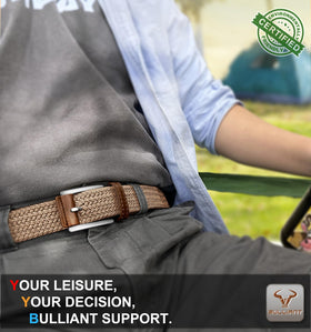 BULLIANT belt care-friendly nylon strap close-up for easy cleaning