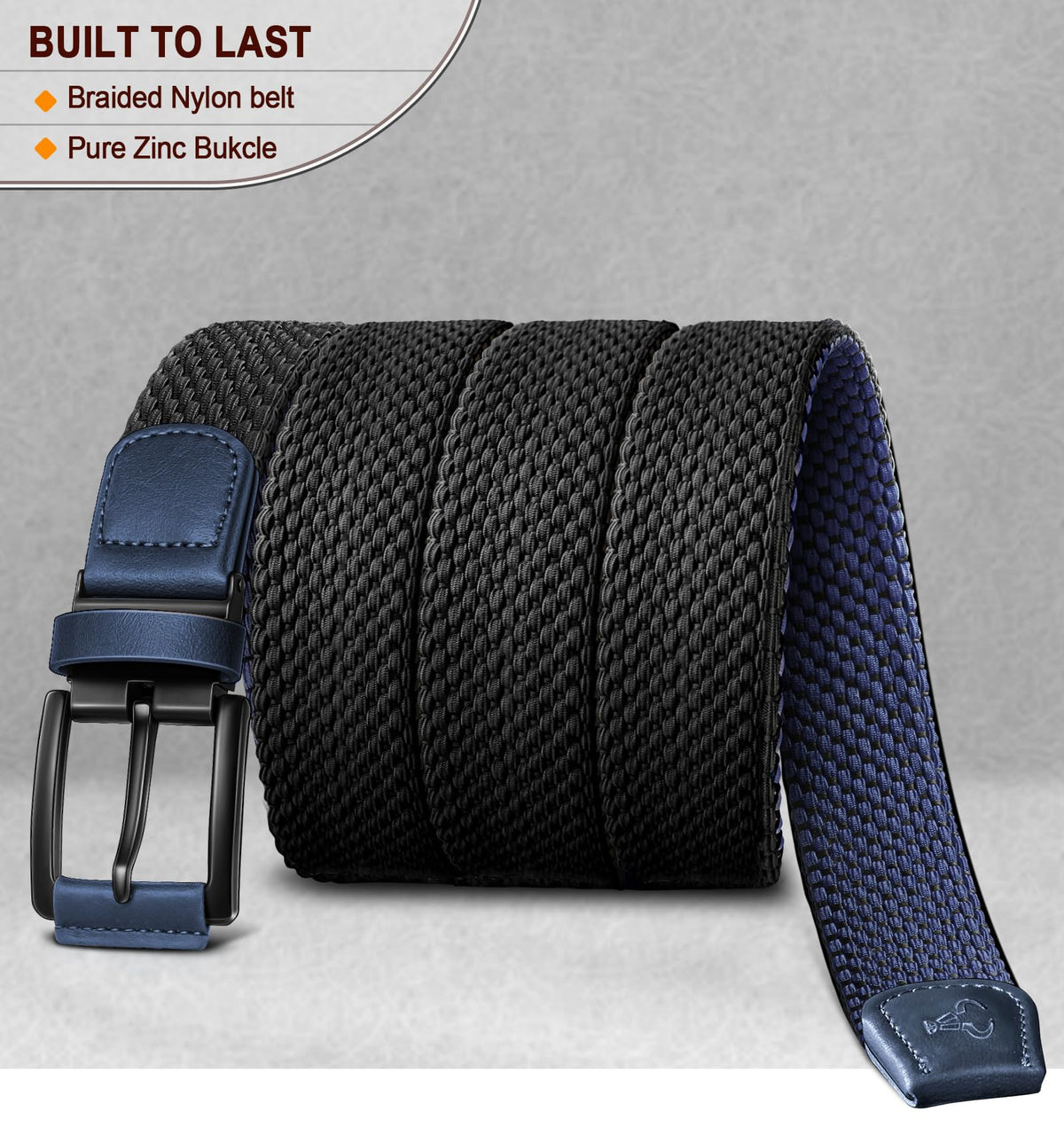 BULLIANT direct lock-in clip secures belt during wear