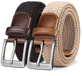 BULLIANT belt elastic strap close-up showing adjustable fit for everyday wear