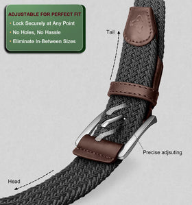 BULLIANT buckle-front shot emphasizes clean, hole-free look.