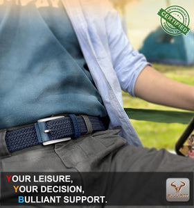 BULLIANT belt 2-pack durable nylon strap for long lasting wear