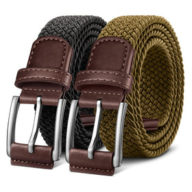 BULLIANT belt with elastic strap offers flexible fit for daily wear.