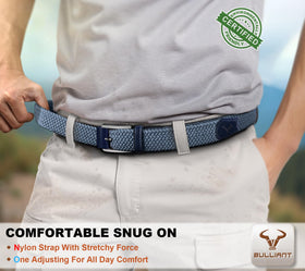 BULLIANT zinc buckle and durable strap for longevity.