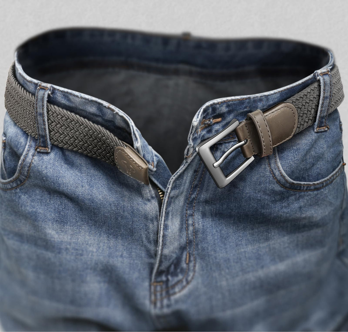 Lightweight BULLIANT belt shown on the waist during activity
