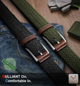 BullIANT elastic strap close-up highlighting flexible, comfortable fit