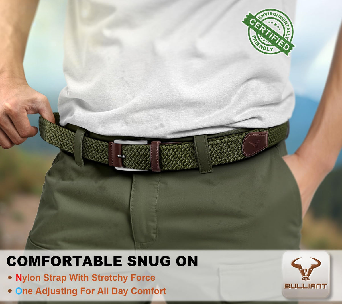 BullIANT belt lightweight close-up emphasizing featherweight comfort