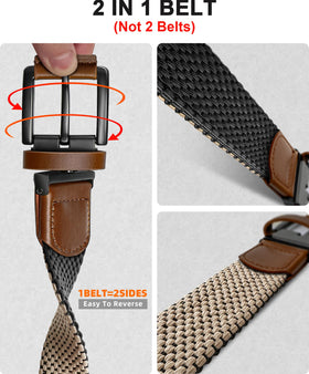 BULLIANT belt features stretch-fit for smooth swings and comfortable movement.