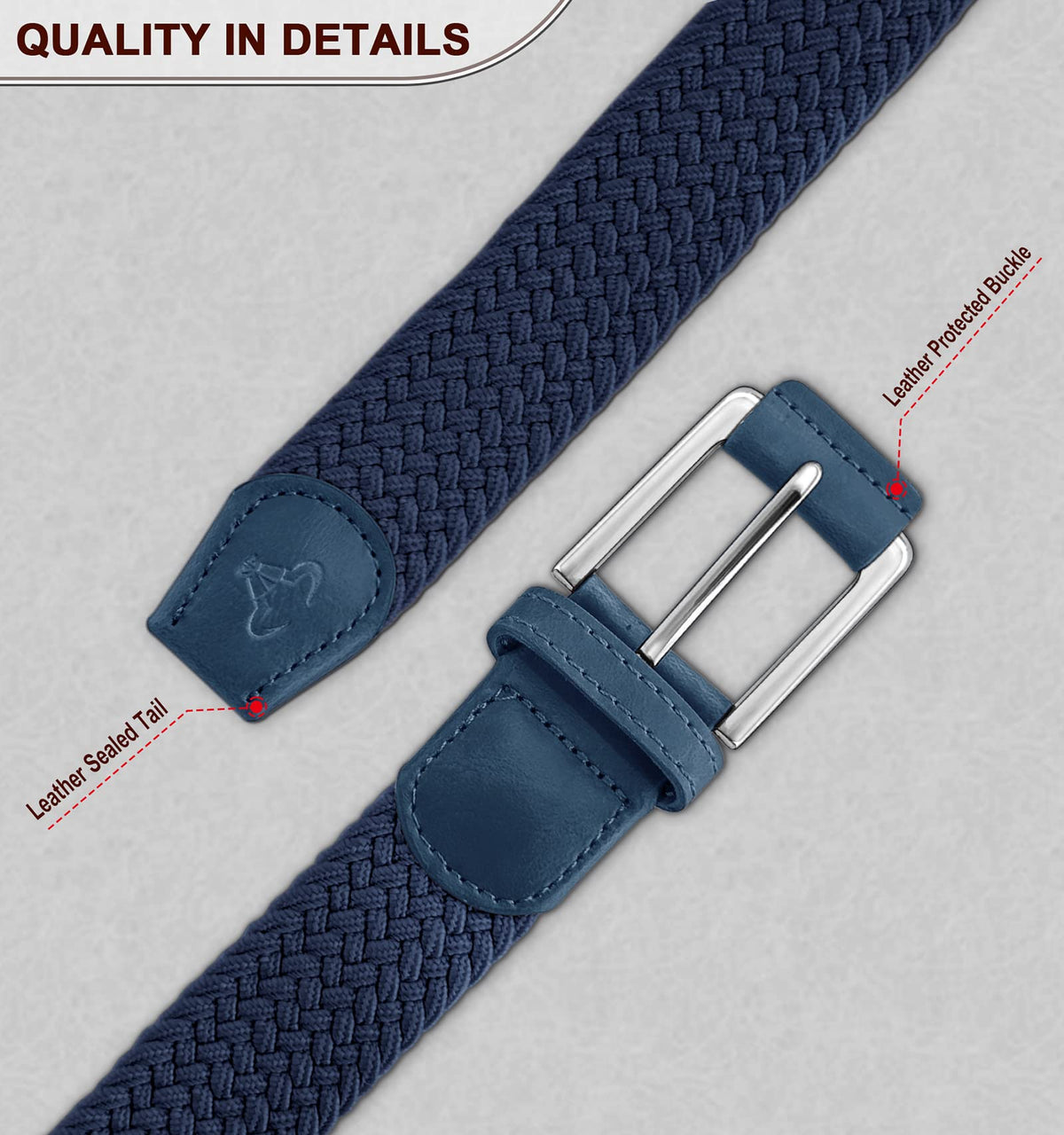 BULLIANT Belt stylish pairing with casual and athletic outfits