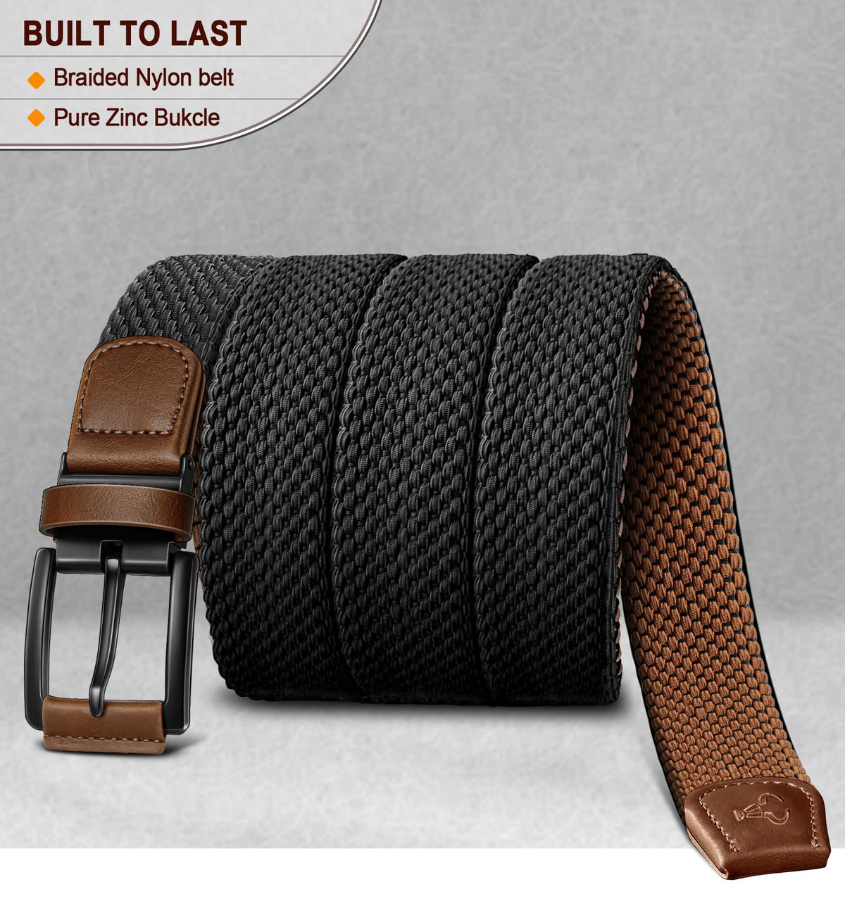 BULLIANT belt paired with golf shorts demonstrates versatile styling for golf and casual wear.