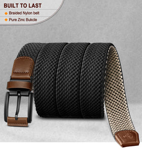 BULLIANT 1-3/8 inch wide design emphasizes comfortable wear with various pants.