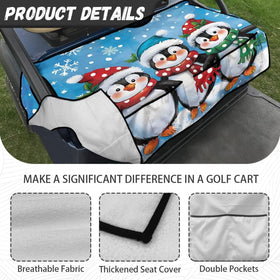 Bulopur all-weather golf cart seat cover for year-round comfort