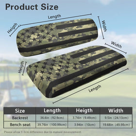 Bulopur American Flag Golf Cart Seat Towel Cover improves comfort on long rounds.