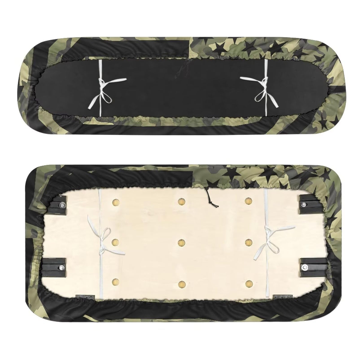 Bulopur American Flag Golf Cart Seat Towel Cover adds patriotic flair on the course.