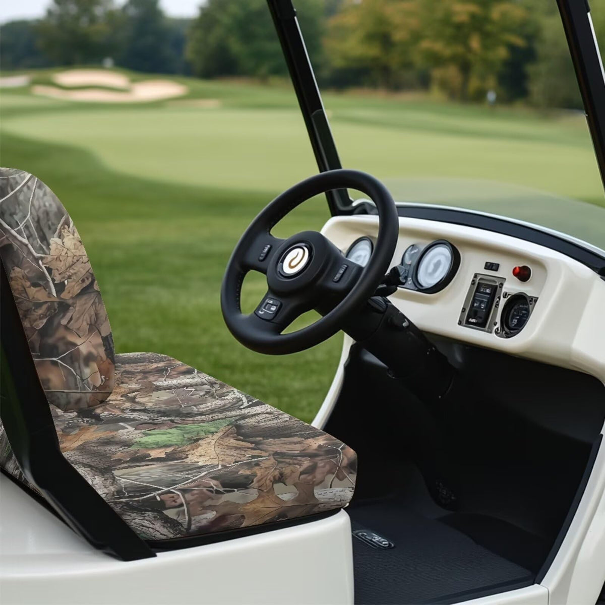 Bulopur Branch Camouflage non-slip backing detail ensures stay-in-place design