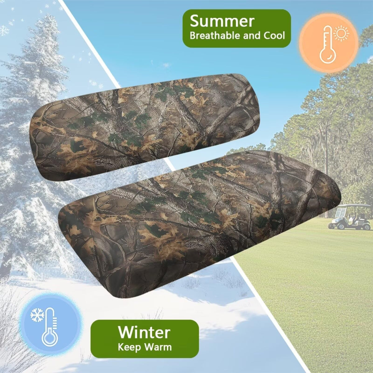 Bulopur Branch Hunting Camouflage soft padding offers comfortable seating.