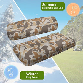 Bulopur Duck Hunting Camo anti-slip backing keeps cushions in place.