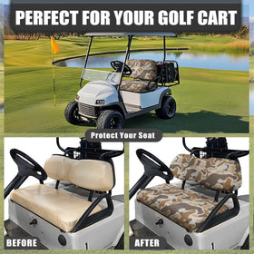 Bulopur Duck Hunting Camo universal-fit design fits most golf carts.