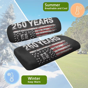 Bulopur golf cart seat cushion quick-dry fabric dries fast after rain.