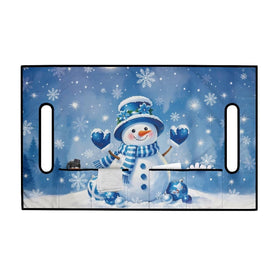 Bulopur Christmas design seat towel for festive carts.