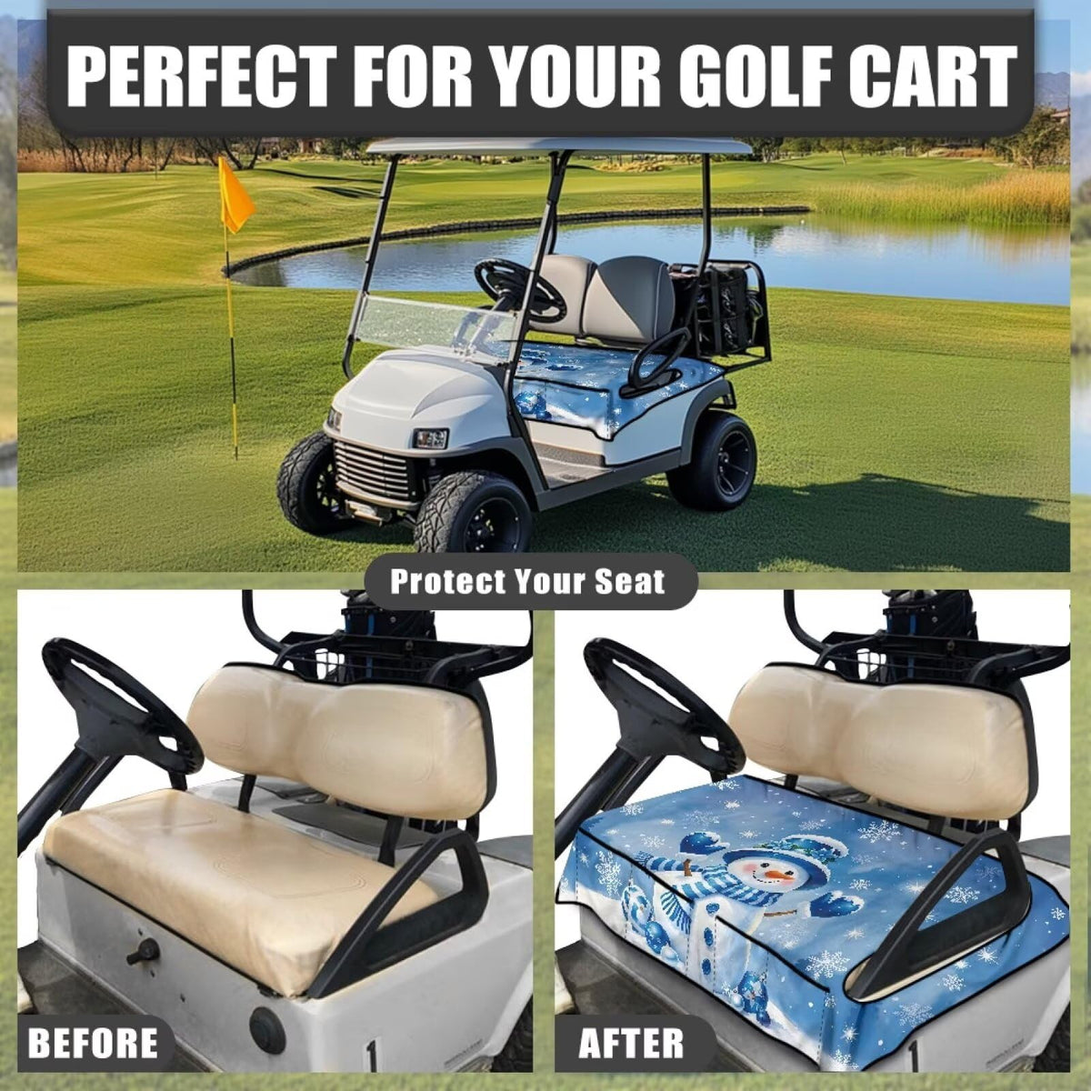 Bulopur universal fit for EZGO TXT RXV and Club Car seats.
