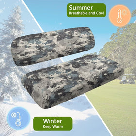 Bulopur Grey Camo protective UV layer on seat cover surface