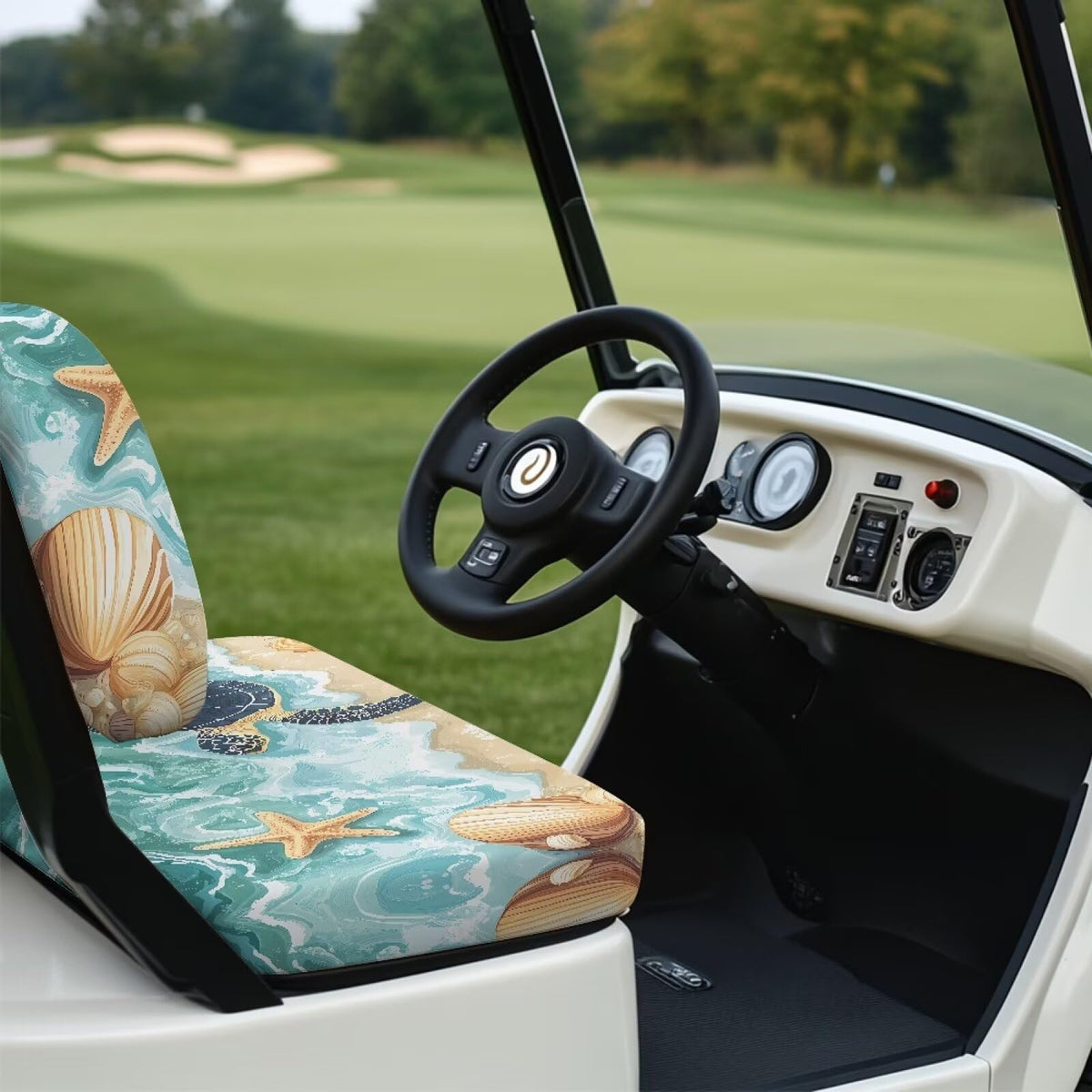 Bulopur non-slip backing helps keep seat cover in place during ride