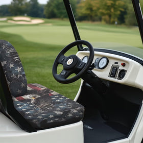 Bulopur soft stretch towel cover delivers comfortable seating on long rounds