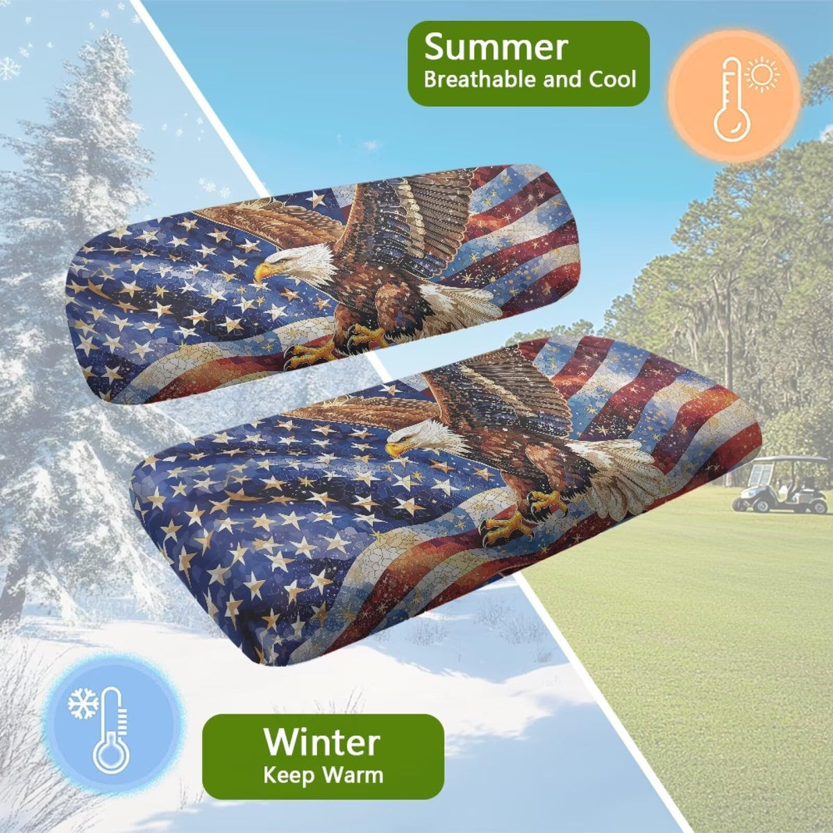 Bulopur stretchy non-slip fabric keeps cushions in place on rough terrain